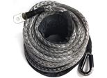 Corda Per Argano - Sintetica A 12 Fili - 30 M X 10 Mm - Carico Di Rottura 10,5 T - UHMW-PE - Resistente Al Calore Fino A 150 °C - Grigio