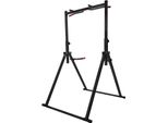 Barra Per Pull-Up E Dip Station - Supporto Indipendente - Altezza Regolabile 1,75-2,3 M - Max. 200 Kg - Acciaio Al Carbonio - Dimensioni 1,16×1,33 M - Nero