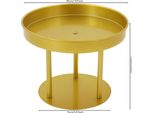 Set Di Portafiori - Portafiori Rotondo - Set Di 10 - Dimensioni Ridotte - Acciaio - Resistente Alla Ruggine - Portata 15 Kg - Arancione