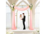 Supporto Per Arco Nuziale - Struttura Quadrata In Metallo Per Arco Di Palloncini - 1,8×2,4 M Xl - Acciaio Al Carbonio - Stabile, Facile Da Montare - Oro