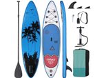 Set Tavola Stand Up Paddle (Sup) - YJ-S07 - Gonfiabile - Con Pompa, Pagaia, Pinne, Zaino, Guinzaglio, Kit Di Riparazione - Impermeabile - Bianco