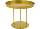 Portafiori - Design Rotondo - Grande - Set Di 10 - Acciaio Antiruggine - Capacità Di Carico Di 15 Kg - Giallo