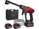 Idropulitrice Portatile - Pistola Di Lavaggio A Batteria - Motore Senza Spazzole - 2 Batterie Da 3,0 Ah - Ugello 6 In 1 - Per Auto E Giardino - Oro