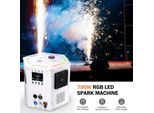 Macchina Per Fontane A Scintilla Fredda - 700W Dmx Effetto Luce - Altezza Di Uscita 2-5,5 M - 4 Livelli - 9 Canali Dmx - Dmx/Telecomando/Master Slave - Led Rgb - Multicolore