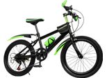 Bicicletta Per Bambini - Ruote Da 50 Cm - Sospensione Anteriore - Forcella In Titanio - Telaio In Acciaio - Freni A Disco - Senza Rotelle - Verde