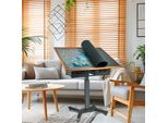 Tavolo Da Puzzle Per 1500 Pezzi - Regolabile In Altezza E Inclinazione - Con Rotelle - Portatile - Metallo - Grigio Chiaro