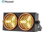 Led Cob Audience Blinder - Luce Di Scena Da 200W - 6×30W Cob + 102 Led Rgb - DMX512/RDM 8/13 Canali - Auto/Sound/Master-Slave/Dmx - 90-240V - Luce Calda