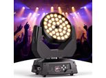Faretto Led A Testa Mobile - 36×18W - Potenza 230W - DMX512/RDM 16CH - Auto/Sound/Master-Slave - Tensione 90-240V - Rgb