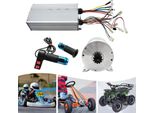 Kit Motore Brushless Bldc - Motore Per E-Bike BM1109 - 72V - 3000W - Funzione Inversa - Per Kit Di Conversione E-Bike - Argento