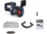 Motosega A Catena A Batteria - A Batteria - Motore Senza Spazzole - Barra Da 30 Cm - 3300 Giri/Min - Senza Batteria - Rosso