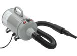 Asciugacapelli Per Animali Domestici, Asciugacapelli Elettrico Per Cani E Gatti, 2200 W, Velocità Dell'aria Regolabile, 4 Ugelli, Bianco