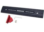 Righello Di Marcatura In Alluminio Per Legno - Angolo Di Arresto A T - Set Da 600 Mm - Bordo Dritto E Angolo - Marcatura E Misurazione - Lega Di Alluminio - Rosso