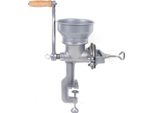 Macinacaffè Manuale - Macinino Manuale - Per Caffè, Spezie, Cereali, Noci, Fagioli - Metallo - Senza Elettricità - Ce/Eu - Argento