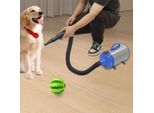 Asciugacapelli Per Cani/Gatti Da 2200 W, Velocità Della Ventola Regolabile, 4 Accessori, Rosa
