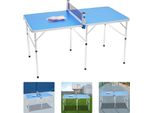 Tavolo Da Ping Pong - Pieghevole - Con Rete - Per Uso Esterno - Dimensioni 152 X 76 X 76 Cm - Mdf + Lega Di Alluminio - Richiede Il Montaggio