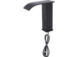 Miscelatore Per Lavabo - Miscelatore Quadrato - Acciaio Inox 304 - Monocomando - Caldo/Freddo - Cartuccia In Ceramica - A Pavimento - Nero