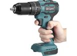 Trapano A Percussione A Batteria - Senza Spazzole - Mandrino Da 13 Mm - 18V - 20+3 Impostazioni Di Coppia - 1800 Giri/Min - 23-48 Nm - Senza Batteria - Arancione/Nero