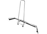 Spatola Per Campi Da Tennis - Raschietto Per Pavimenti - Per Impieghi Gravosi - Acciaio Inox - Labbro In Gomma Eva - Bracciolo 21,5 Cm - Argento