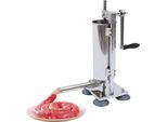 Insaccatrice Per Salsicce - Manuale Verticale 3 Litri - Acciaio Inox - Insaccatrice Per Salsicce - Pressa Per Salsicce