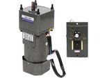Motoriduttore A Induzione - 90 W Ac 220 V - Regolatore Di Velocità 0-90 Rpm - Coppia 3,8 Nm - Albero 1,2×2,9 Cm - Cachi