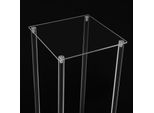 Portafiori In Acrilico - Set Di Colonne 10 Pezzi - Rettangolare - Capacità Di Carico Circa 8 Kg - Per Decorazioni Di Matrimoni Ed Eventi - Portavaso