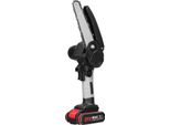 Mini Motosega - Sega Per Rami 15 Cm 21 V - Funzionamento A Batteria - Utilizzo Con Una Sola Mano - Motore A Spazzole - Portatile - Nero