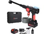 Idropulitrice A Batteria - Pistola Per Autolavaggio - 3 Stadi - Batteria Da 4,0 Ah (1 Pezzo) - Ugello 6 In 1 - Portatile - Oro