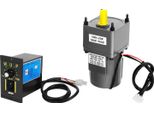 Motoriduttore A Induzione - Motore Asincrono Monofase Con Regolatore Di Velocità - 40 W - 220 V - 0-1400 Giri/Min - Riduzione 20K - Spina Ue - Grigio