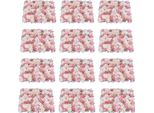 Set Di 12 Pannelli Murali Di Fiori Artificiali, Parete Floreale 3D Di Ortensie Artificiali, Decorazione Per Matrimonio/Festa/Doccia Nuziale, Per Uso Esterno, Rosa