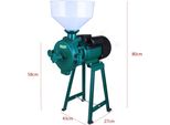 Mulino Per Cereali 2200 W 220 V, Elettrico Per Cereali Secchi/Riso/Cornetti, Con Tramoggia, Spina Ue, Oro
