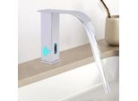 Rubinetto Da Bagno - Rubinetto Per Lavabo - Quadrato - Acciaio Inox 304 - Cartuccia In Ceramica - Monocomando - Caldo/Freddo - A Libera Installazione - Bianco