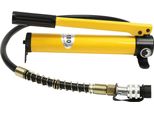 Spandiconcime Idraulico, 8T Manuale, Acciaio CR45, Modello A Pinza, Portatile, Giallo