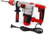 Martello Perforatore E Demolitore Elettrico, 2200 W 220 V, Per Calcestruzzo, Incl. Scalpello, Rosso