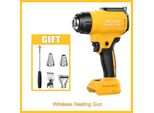 Pistola Termorestringente A Batteria, Compatibile Con Batteria Ricaricabile Dewalt 20V, Viola, Per Riparazioni Di Elettronica E Telefoni Cellulari, Saldature, Artigianato