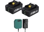 Batteria Per Makita Lxt 18V, Batteria Di Ricambio BL1830, 7000Mah Li-Ion 18650, Verde, Compatibile Con BL1860/LXT400