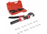Pinza A Crimpare Idraulica Per Capicorda - Pinza A Crimpare - Per Cavi E Capicorda - Portatile - Installazione Elettrica Fai Da Te - Rosso