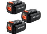 Batteria Di Ricambio Da 40V Per Black+Decker, Li-Ion 18650 3000 Mah, Compatibile Con LBXR36/BL20362/LBX2040, Beige