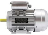 Motore Elettrico Ad Alte Prestazioni, Monofase 1 Cv 750 W, 1380 Giri/Min, Alloggiamento In Alluminio, Avvolgimento In Rame Puro, Argento