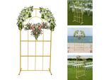 Supporto Per Arco Di Matrimonio - Supporto Per Arco Di Palloncini - Ferro - 100×50×200 Cm - Portata 5 Kg - Montaggio