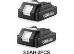 Batteria Ricaricabile 18V Compatibile Makita, Batteria Di Ricambio 18650 Li-Ion, Grigia, Adatta Per BL1830 BL1860 BL1890 LXT400