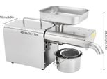 Macchina Automatica Per La Spremitura Dell'olio 610W, Acciaio Inox, Spremitura A Freddo E A Caldo, Per Noci, Arachidi, Semi Di Girasole