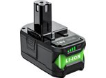 Per Ryobi One+ 18V Li-Ion, Adattatore Batteria 6A, Compatibile Con P107/RB18L50/RB18L20/P108, Blu