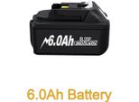 Compatibile Con Makita, Batteria Di Ricambio Li-Ion 18V, Grigia, Per Elettroutensili BL1830/BL1840/BL1860/BL1890