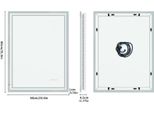 Specchio Da Bagno A Led, Specchio Per Il Trucco Da Montare A Parete, Antiappannamento, Rettangolare, 3 Colori Di Luce Al Tocco, 23,6 X 31,5 Pollici, Giallo