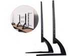 Supporto Tv Universale, 32-70 Pollici, Regolabile In Altezza Per Led/Lcd, Nero, Piastra Rinforzata In Acciaio Laminato A Freddo, Resistente