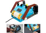 Levigatrice A Nastro - Levigatrice/Lucidatrice Elettrica A Doppio Asse - 950 W - 220 V - Regolabile - Motore A Spazzole - - Blu