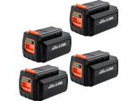 Batteria Di Ricambio Per Black & Decker 40V, 18650 Li-Ion 3000 Mah, Ricaricabile, Compatibile Con LBXR36/BL20362/LBX2040, Rosa