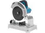 Sega Elettrica Per Il Taglio Dei Metalli - Sega A Croce - 1200 W, Lama Da 185 Mm, Angolo Obliquo 0-45°, Profondità Di Taglio 50 Mm, 5000 Giri/Min, Spina 220 V Ue - Blu