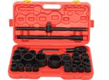 Set Di Chiavi A Bussola, 26 Pezzi, Attacco Da 3/4" E 1"", Bussole Da 21-65 Mm, Con Scatola Di Custodia"