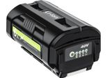 Compatibile Con Ryobi 40V OP4050/OP4060, Batteria Di Ricambio Agli Ioni Di Litio 6000 Mah, Viola, Per Tosaerba/Utensili Elettrici, 1 Pezzo
